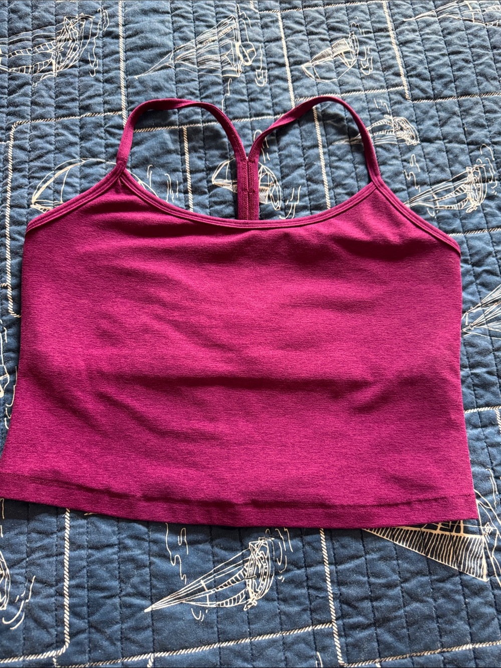 Beyond Yoga Magenta sports bra - racerback